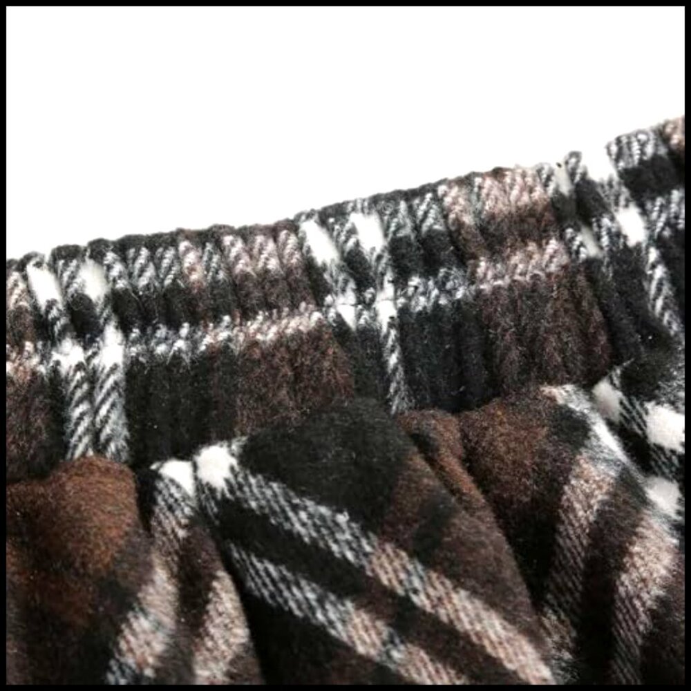 Long Plaid Wool Skirt High Waist A-Line Pleated Midi Tartan - Picture 2 of 6